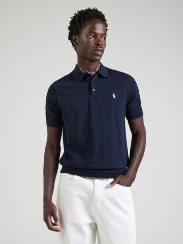 T-Shirt Polo Ralph Lauren en bleu : devant