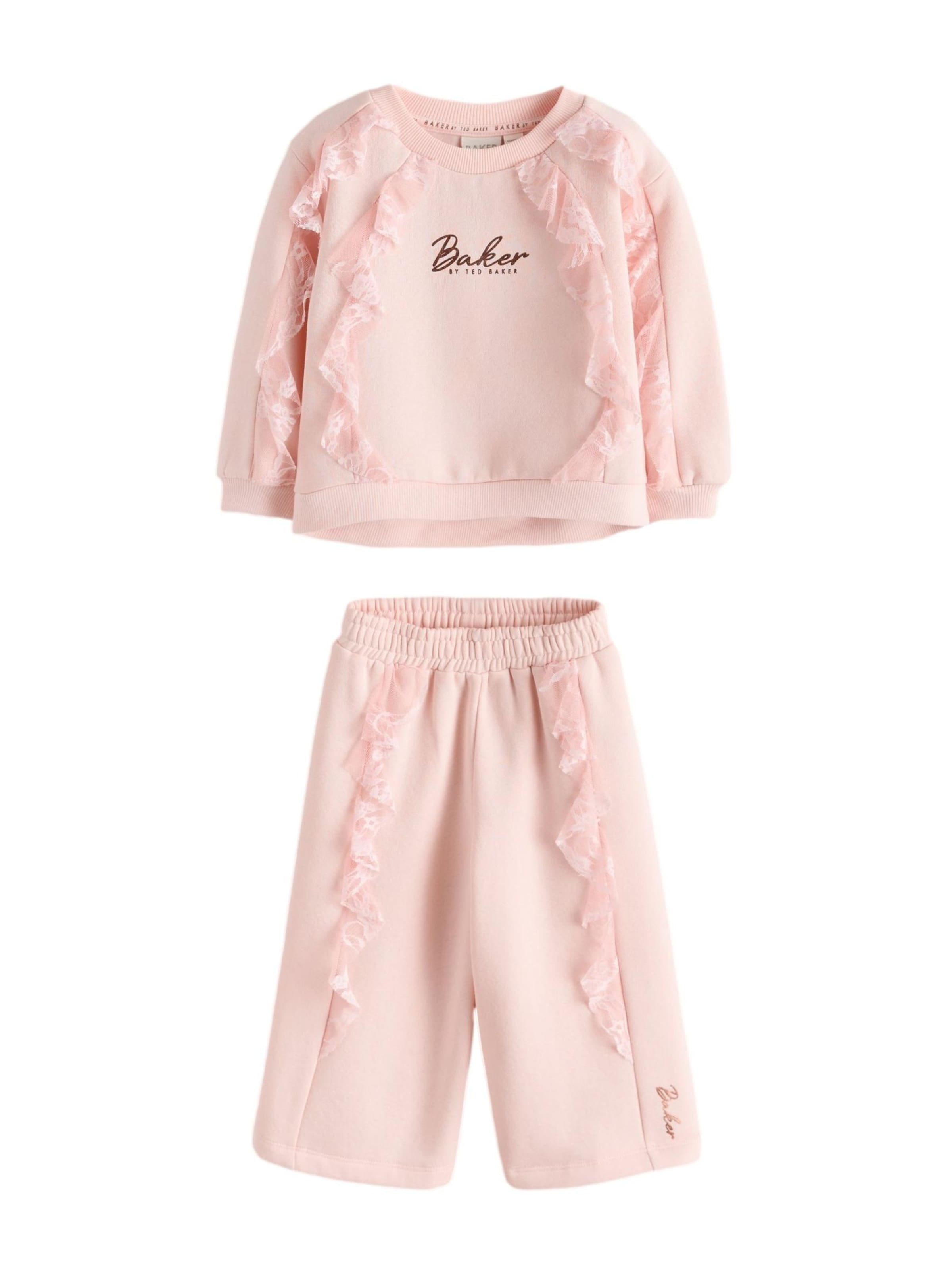 Baker by Ted Baker - Ropa para correr en rosa: frente