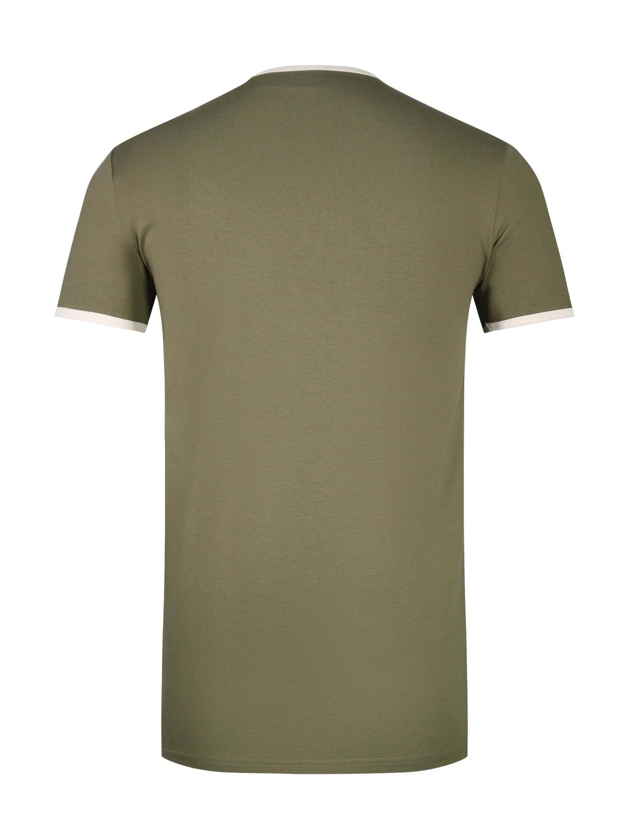 SikSilk Shirt 'Ringer' in Green