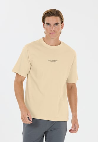 Virtus T-Shirt 'Idan' in Gelb: Vorderseite