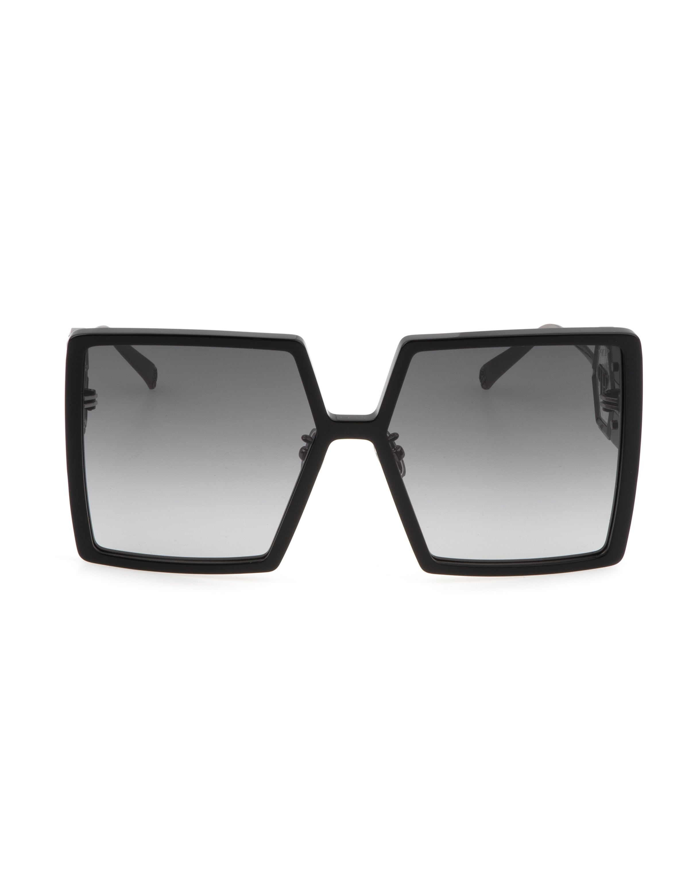 Philipp Plein Sonnenbrille 'Hexagon' in Schwarz
