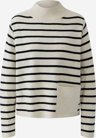 balta OUI Megztinis: priekis