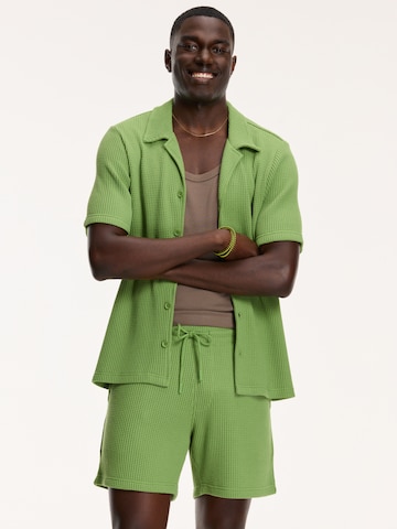 Shiwi Comfort fit Button Up Shirt in Green