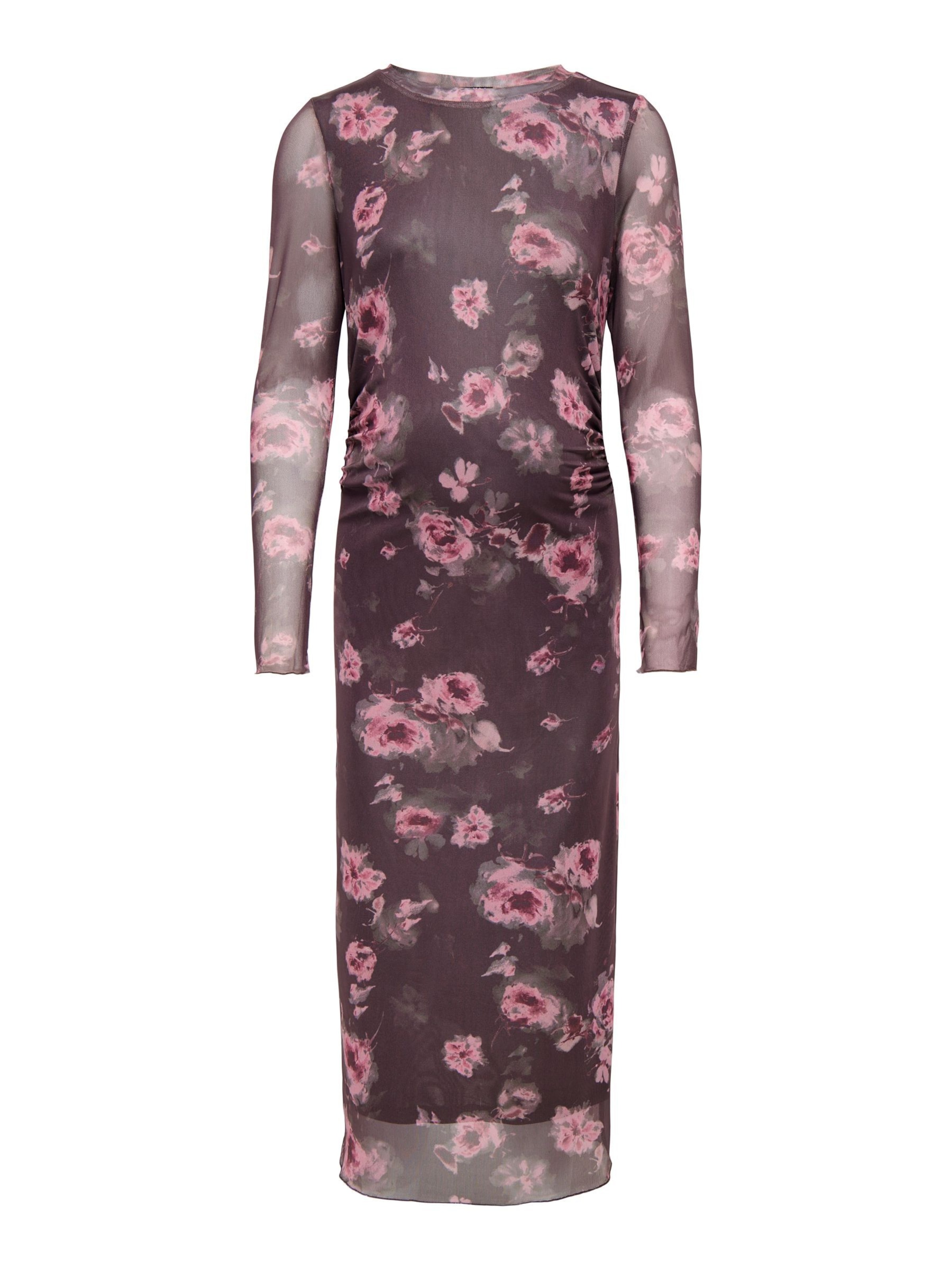 Robe de soirée 'OLMLOURA' Only Maternity en marron : devant