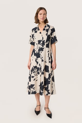 SOAKED IN LUXURY Dress 'Daria' in Beige: front