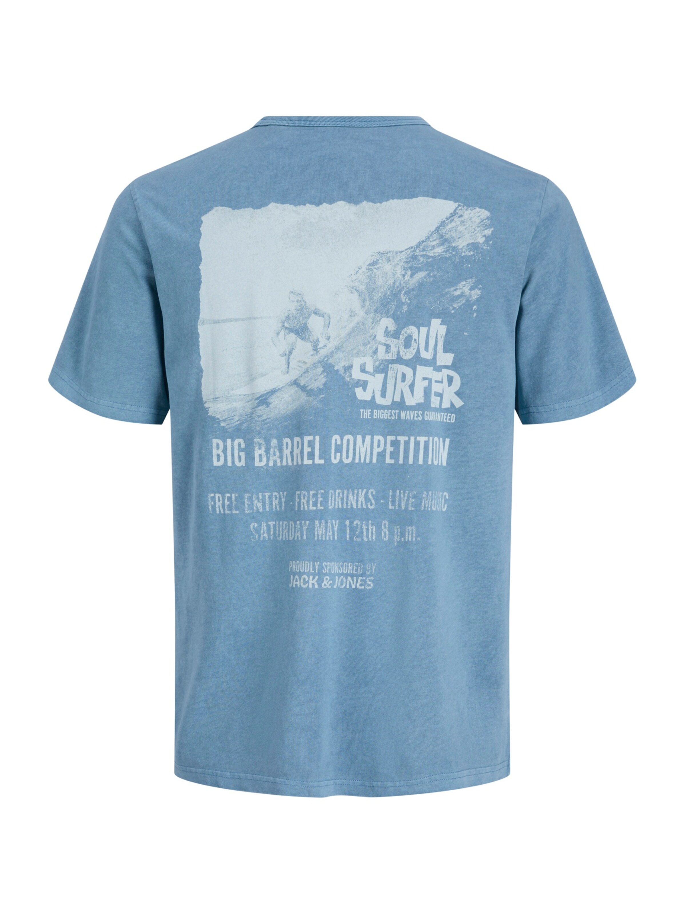 Tricou 'JPRBLUMAXWELL' de la Jack & Jones Premium pe albastru