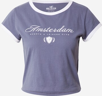 HOLLISTER T-Shirt in Blau: predná strana