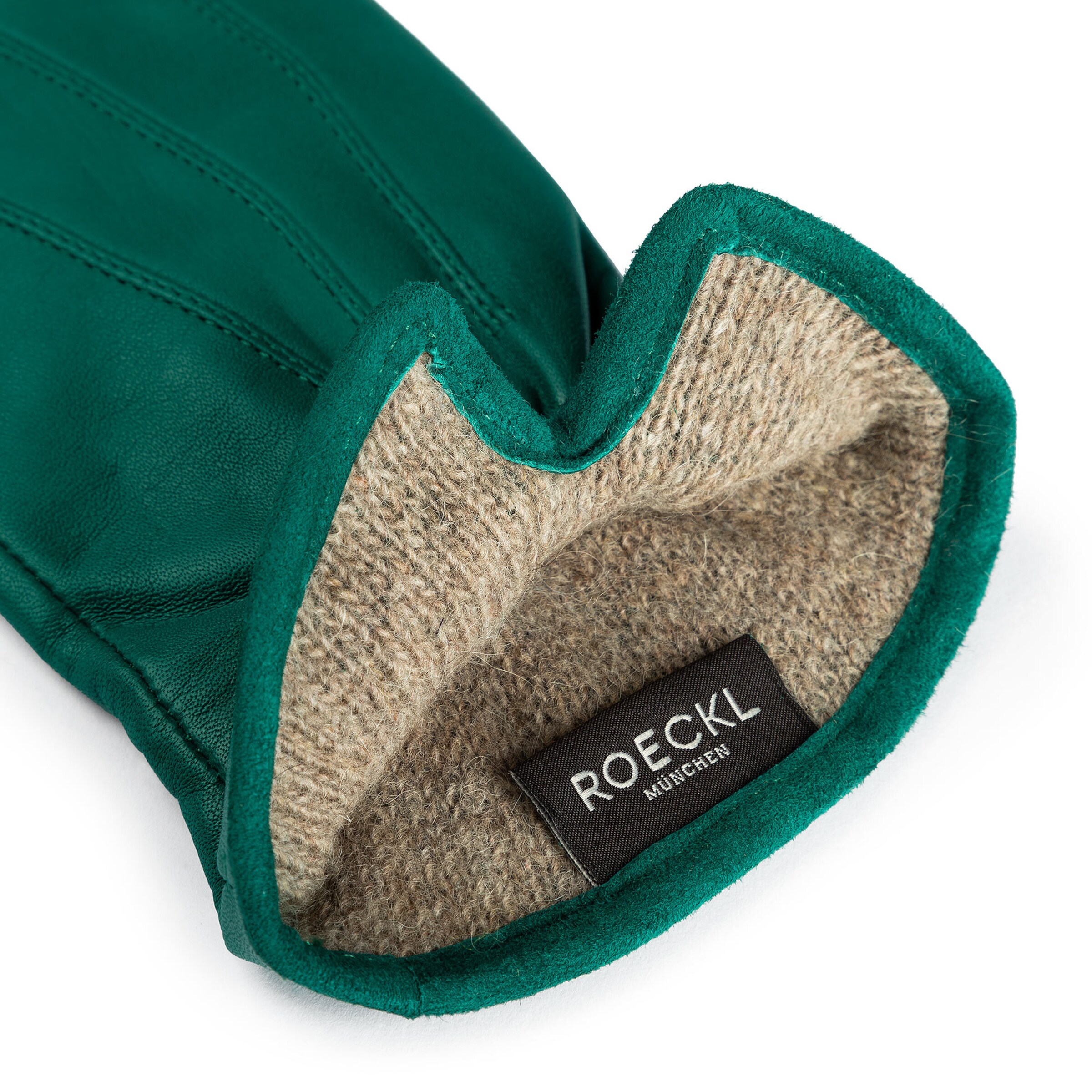 Roeckl Vingerhandschoenen 'ANTWERPEN' in Groen