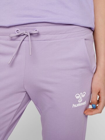 Hummel Slim fit Workout Pants 'Noni 2.0' in Purple