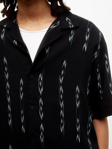 Pull&Bear Klasický střih Košile – černá