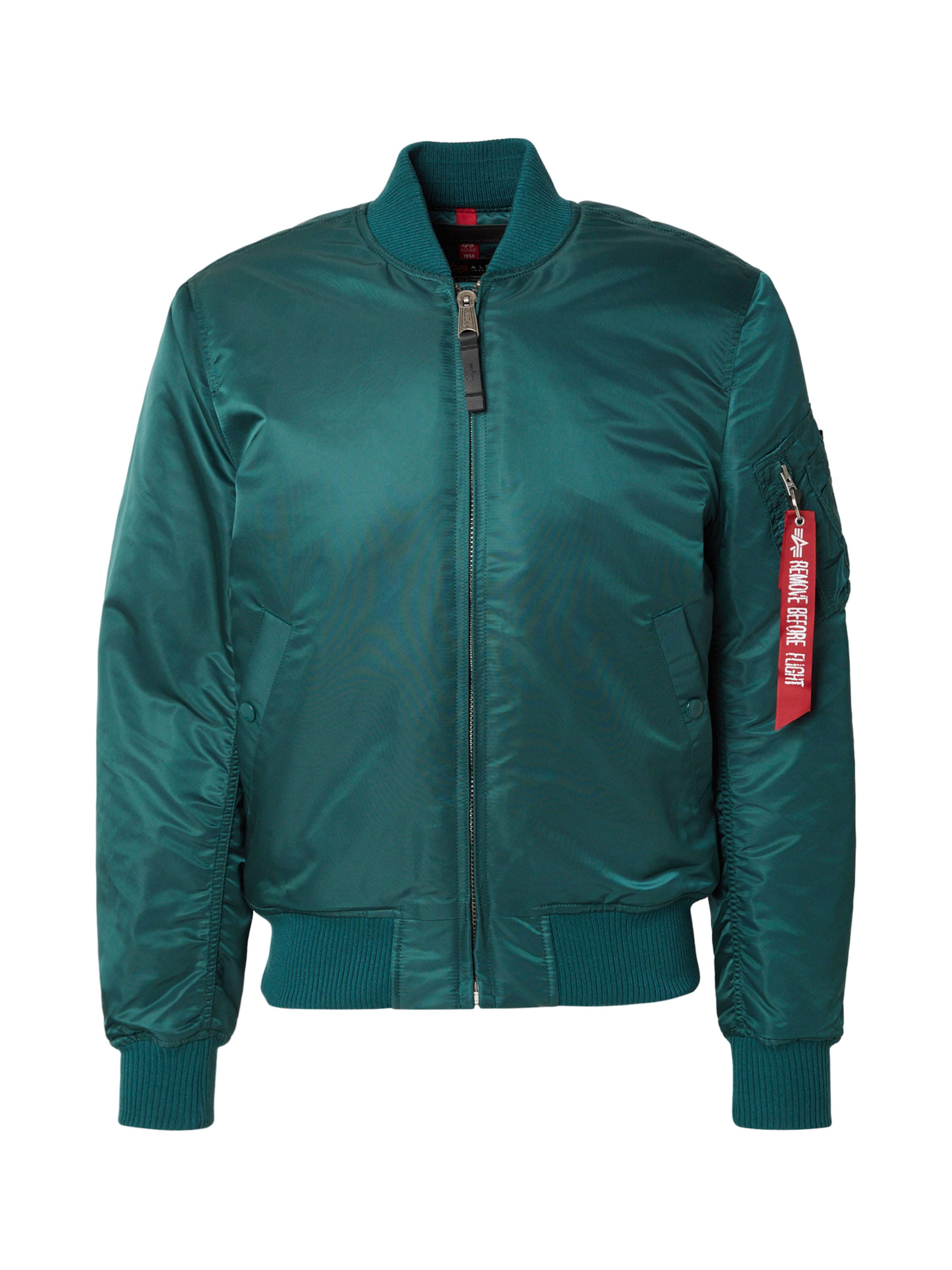 žalia ALPHA INDUSTRIES Demisezoninė striukė 'MA-1 VF 59': priekis
