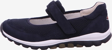 GABOR Ballet Flats with Strap in Blue: front