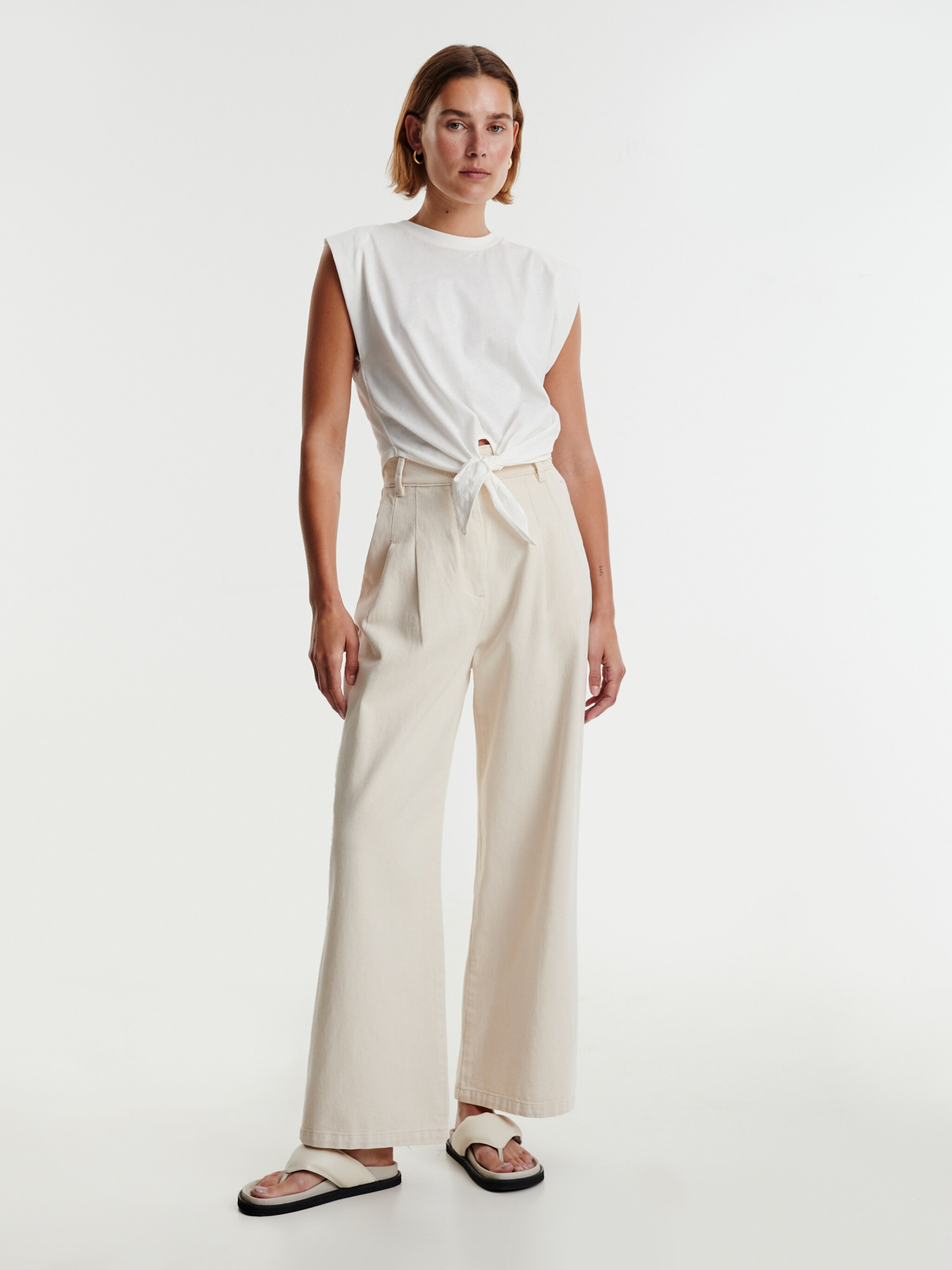 EDITED Producten Shirt 'Silja' Offwhite