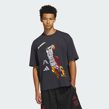 ADIDAS PERFORMANCE Functioneel shirt 'Anthony Edwards Stand Down' in Grijs