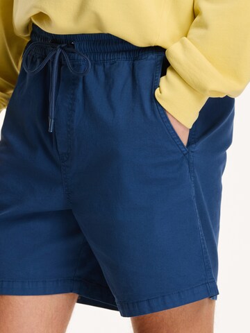 Regular Pantalon 'Josh' Shiwi en bleu
