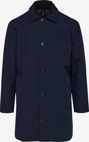 SELECTED HOMME Between-Seasons Coat 'ALVIN' in Blue: front