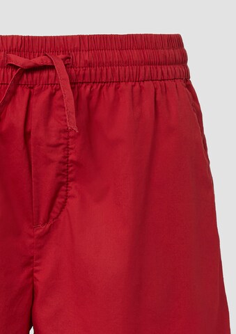 s.Oliver Loose fit Trousers in Red