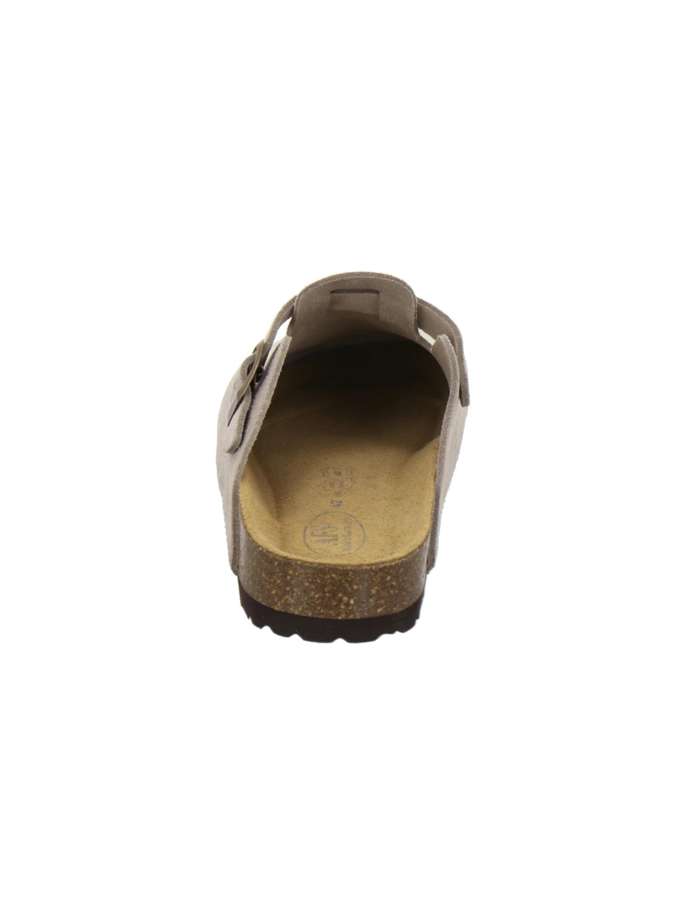 AFS-Schuhe Clogs 'Clogs Herren quarz Veloursleder' in Beige