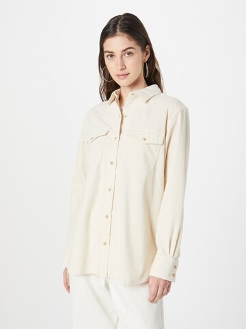 SCOTCH & SODA Blouse in Beige: voorkant
