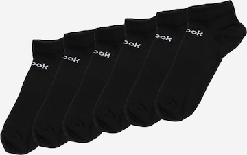 Reebok Αθλητικές κάλτσες σε μαύρο: μπροστά