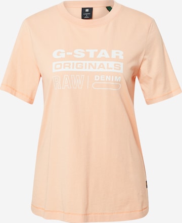 G-Star RAW Póló - narancs: elől