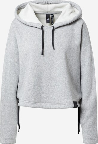 ADIDAS SPORTSWEAR - Sweatshirt de desporto em cinzento: frente