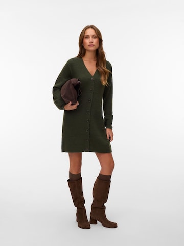 VERO MODA Pletena obleka 'VMKARLA' | zelena barva