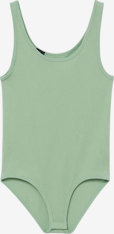 MANGO Top 'Sinatra' in Green: front