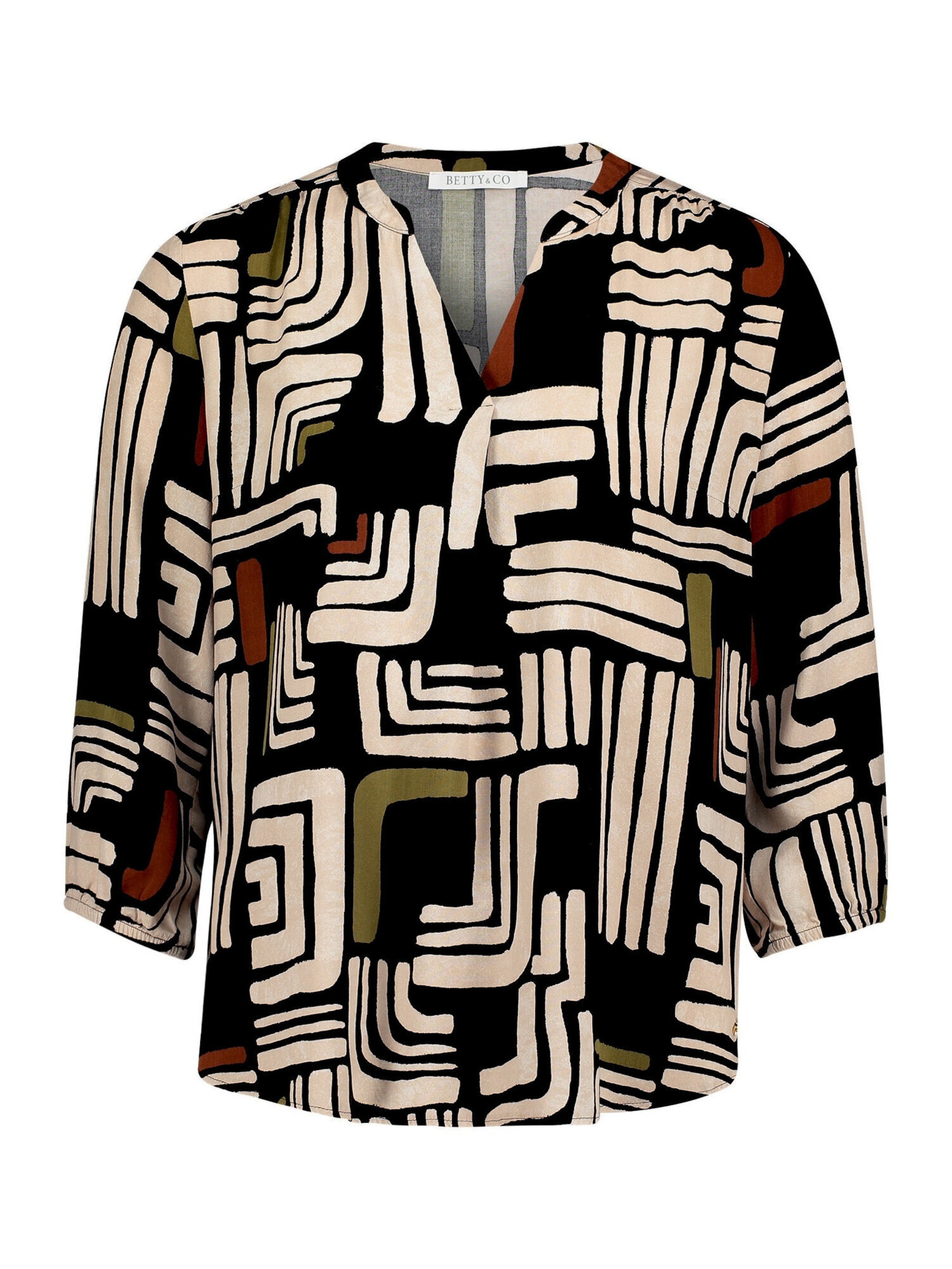 Camicia da donna di Betty & Co in nero: frontale