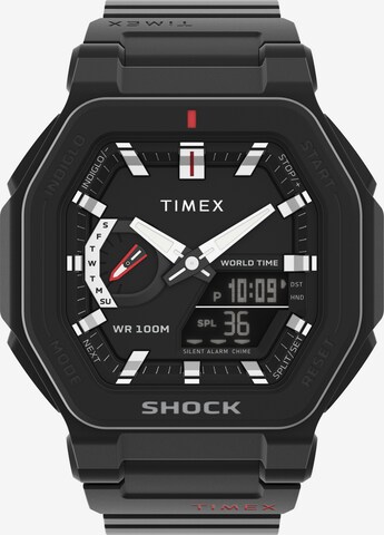 TIMEX Digitaluhr in Schwarz: predná strana