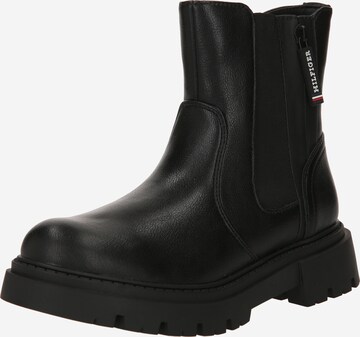 Bottes TOMMY HILFIGER en noir : devant