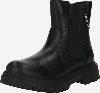 TOMMY HILFIGER Stiefel in navy / rot / schwarz / weiß, Produktansicht