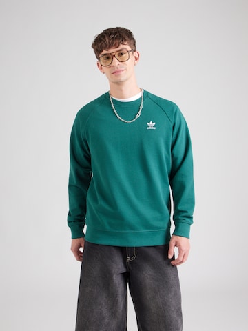 ADIDAS ORIGINALS Bluzka sportowa 'Trefoil Essentials' w kolorze zielony: przód