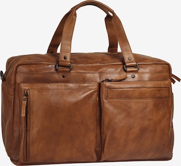 Sac de voyage Spikes & Sparrow en marron : devant