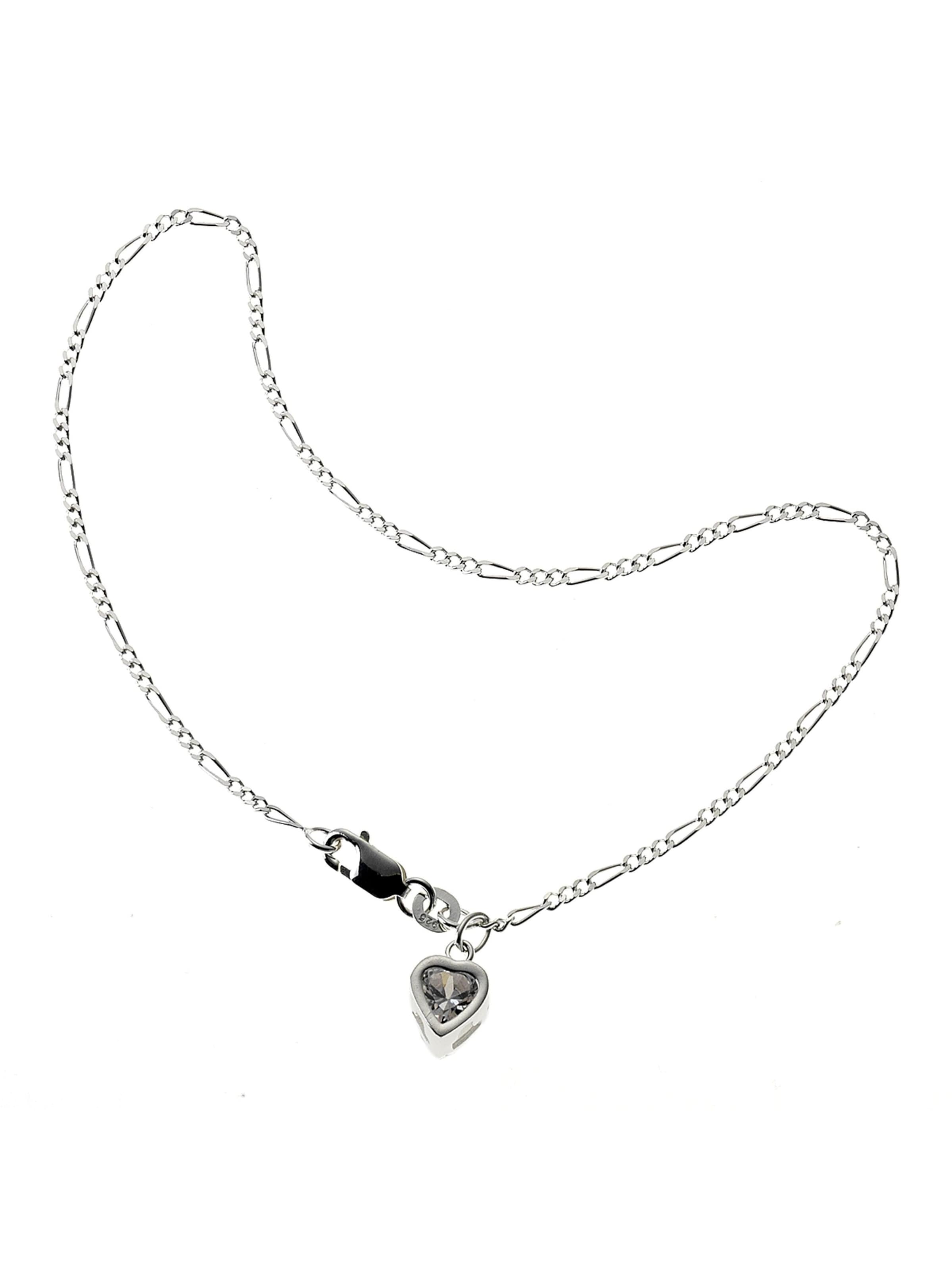 Zeeme Fußkette in Silber: Vorderseite