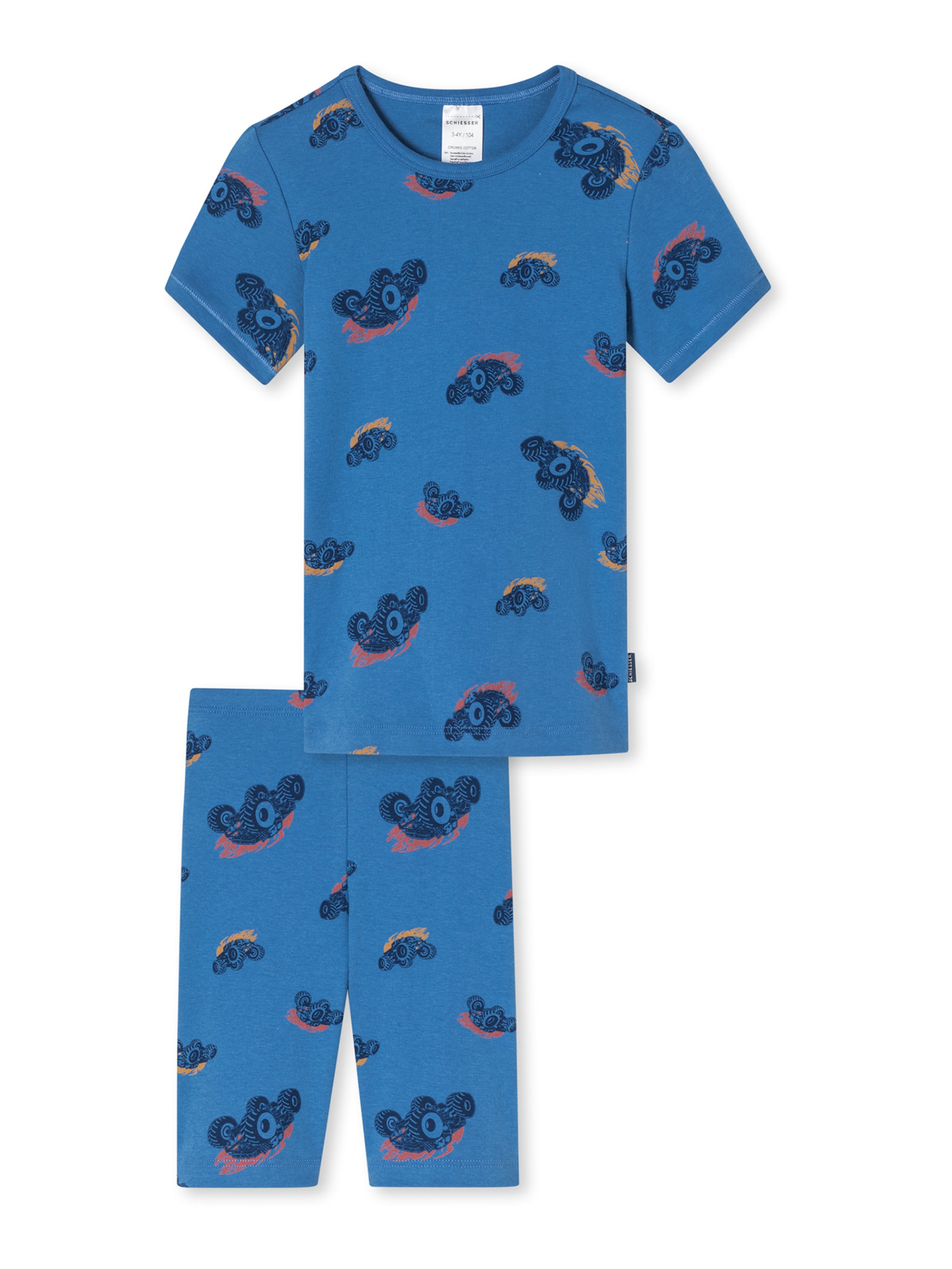 SCHIESSER Pajamas in Blue: front