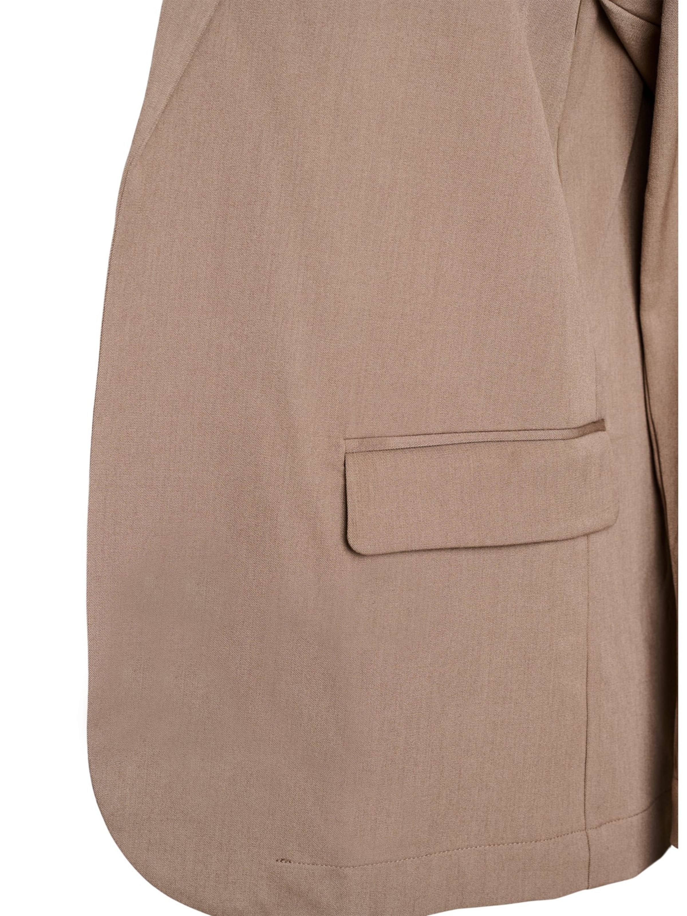 Zizzi Blazer 'Evina' in Braun