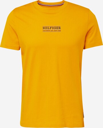 T-Shirt TOMMY HILFIGER en orange : devant