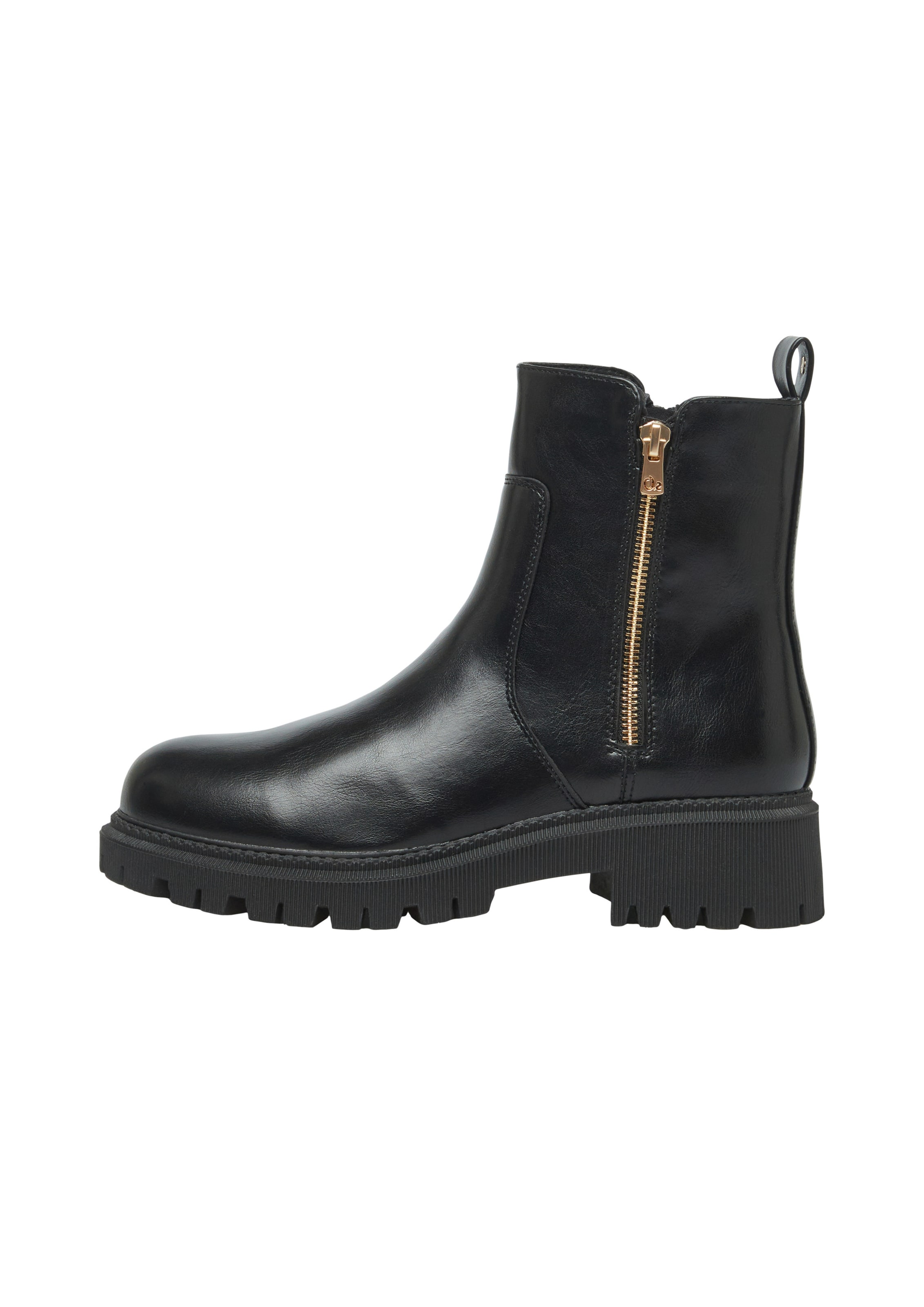s.Oliver Bootie in Black: front