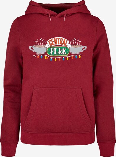 ABSOLUTE CULT Sweatshirt 'Friends - Central Perk Christmas Lights' in greige / grün / orange / burgunder, Produktansicht