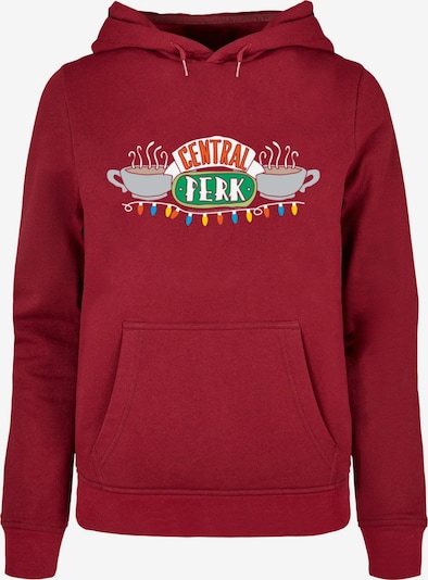 ABSOLUTE CULT Sweatshirt 'Friends - Central Perk Christmas Lights' in greige / grün / orange / burgunder, Produktansicht