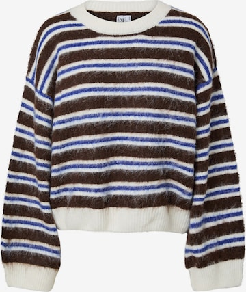 PIECES Pullover 'ADA' i brun: forside