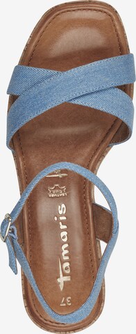 TAMARIS Sandale in Blau