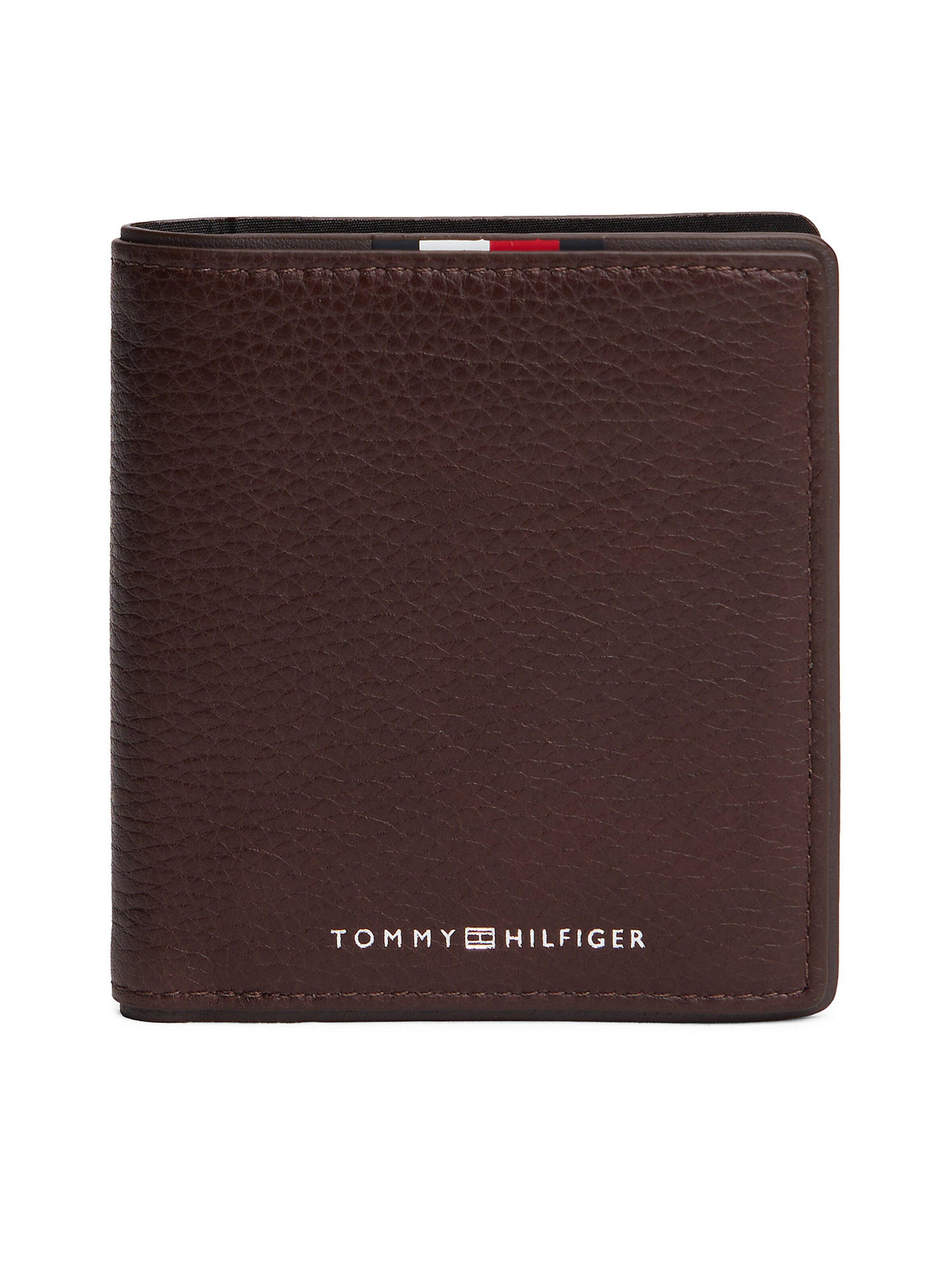TOMMY HILFIGER Wallet in Brown: front