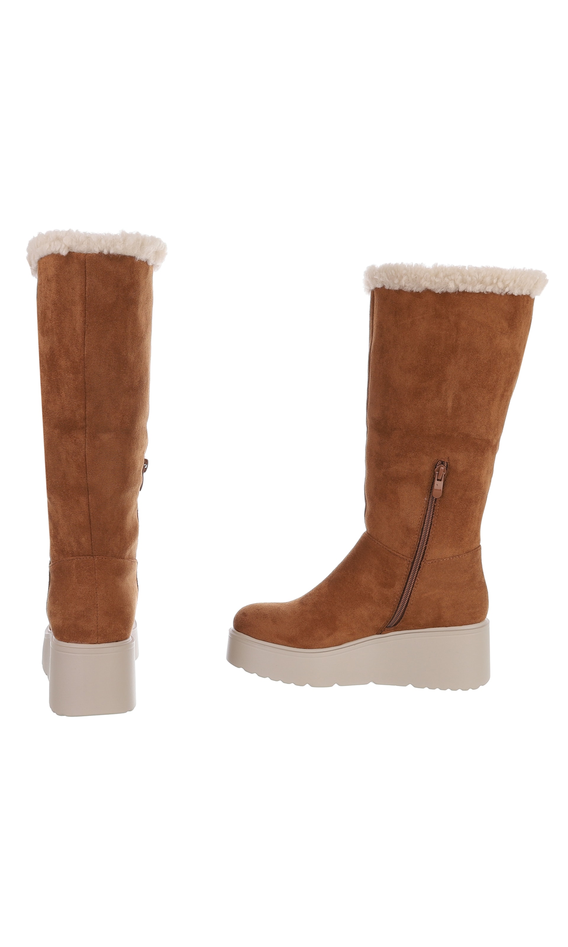 Ital-Design Ankle Boots in Beige