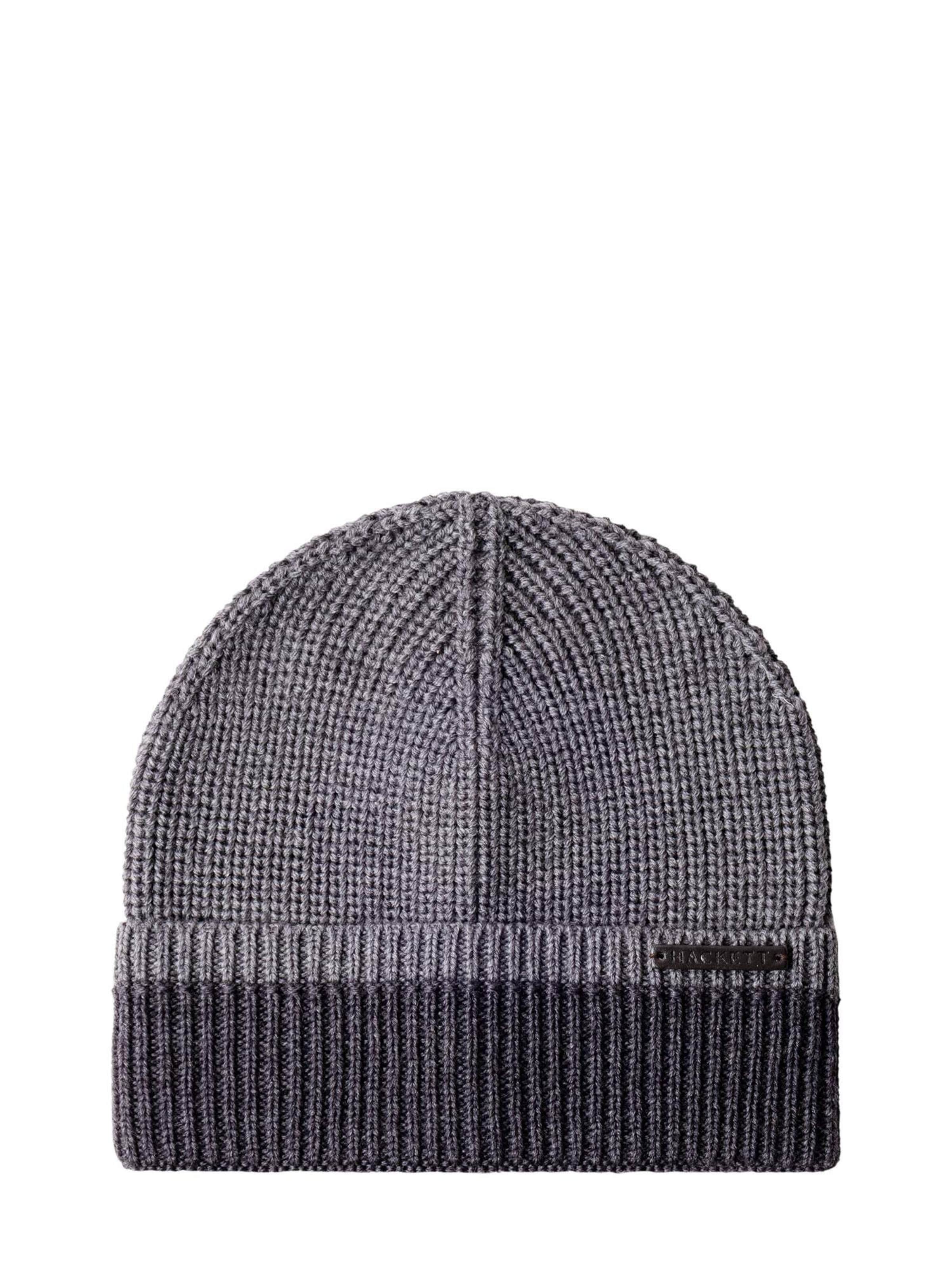Hackett London Mütze in Grau: Vorderseite