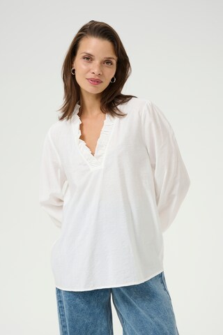 Kaffe Bluse 'Sanni' in Weiß: Vorderseite