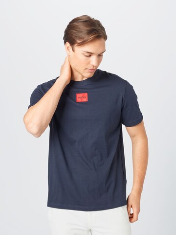 T-Shirt 'Diragolino212' HUGO en bleu : devant