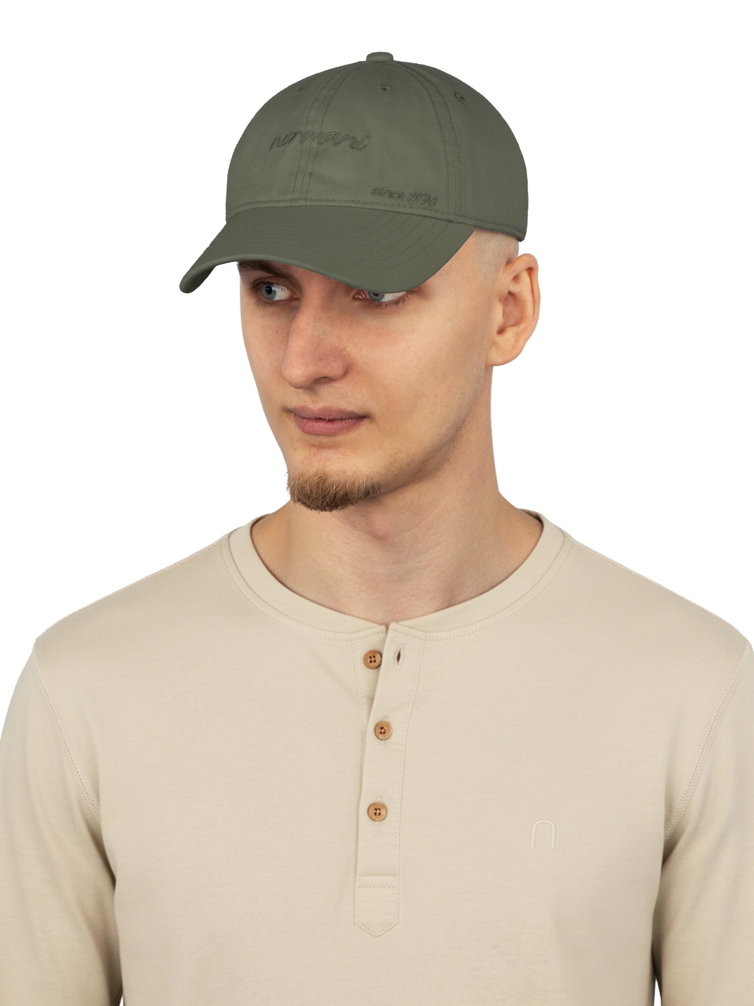 Casquette de sport 'Capul' normani en gris : devant
