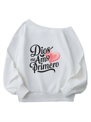 GORHEY Sweatshirt‌ in Weiß